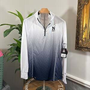 Colosseum Team NAVY  Quarter-Zip Jacket - women’s large.